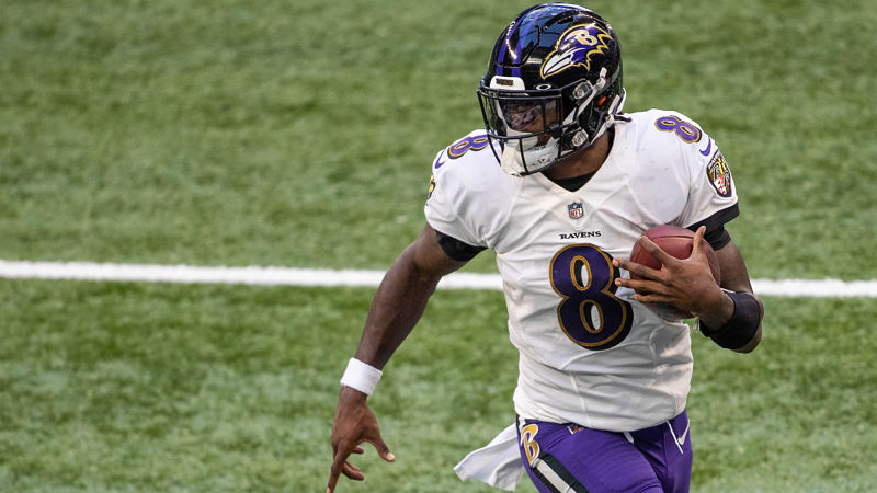 Baltimore Ravens quarterback Lamar Jackson
