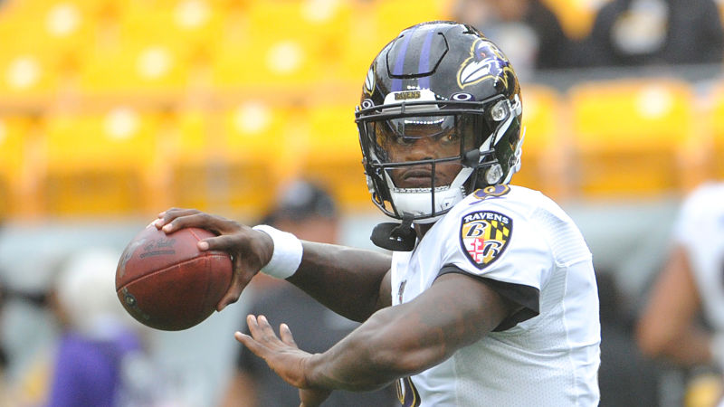 Baltimore Ravens quarterback Lamar Jackson