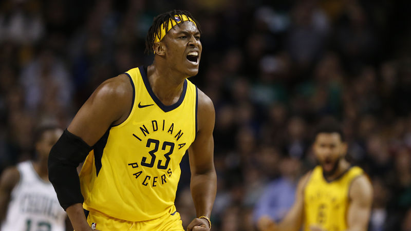 Indiana Pacers center Myles Turner