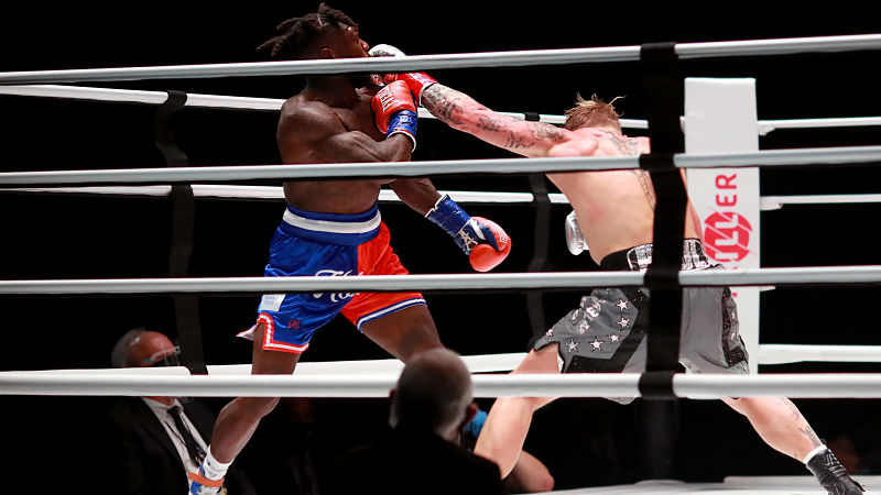 Former NBA guard Nate Robinson and YouTube star Jake Paul