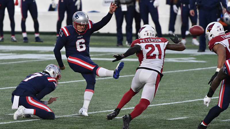 New England Patriots kicker Nick Folk and Arizona Cardinals cornerback Patrick Peterson