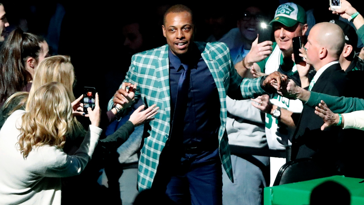 Former Boston Celtics forward Paul Pierce