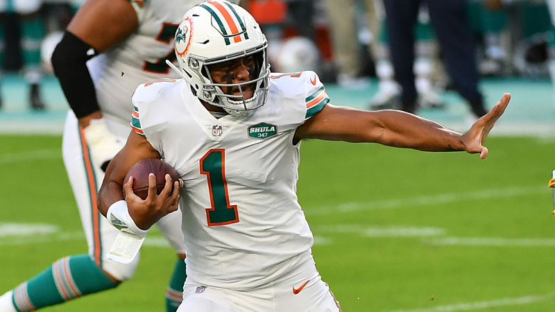Miami Dolphins quarterback Tua Tagovailoa
