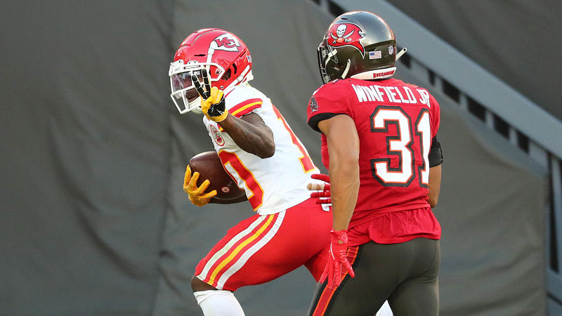Kansas City Chiefs receiver Tyreek Hill