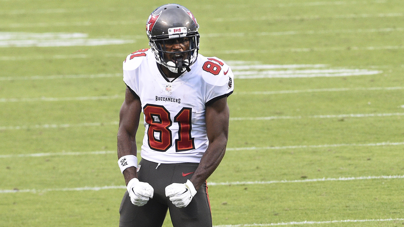 Tampa Bay Buccaneers wide receiver Antonio Brown