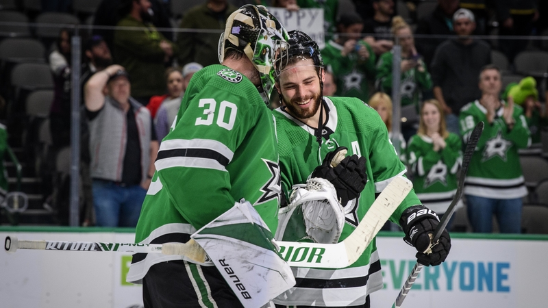 Dallas Stars Goalie Ben Bishop And Tyler Seguin