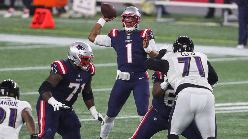 New England Patriots Quarterback Cam Newton