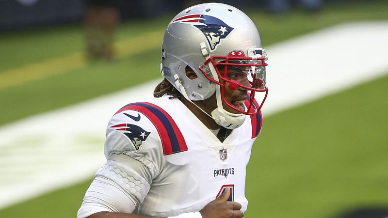 New England Patriots quarterback Cam Newton