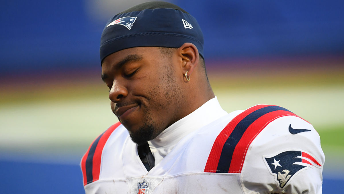 New England Patriots running back Damien Harris