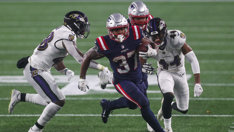 New England Patriots Runningback Damien Harris