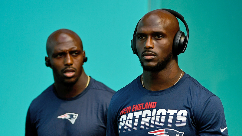 New England Patriots' Devin, Jason McCourt