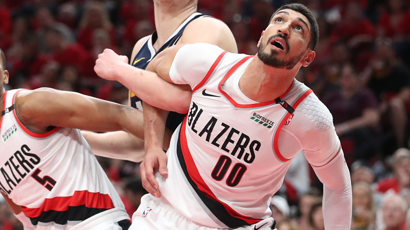 Portland Trail Blazers center Enes Kanter