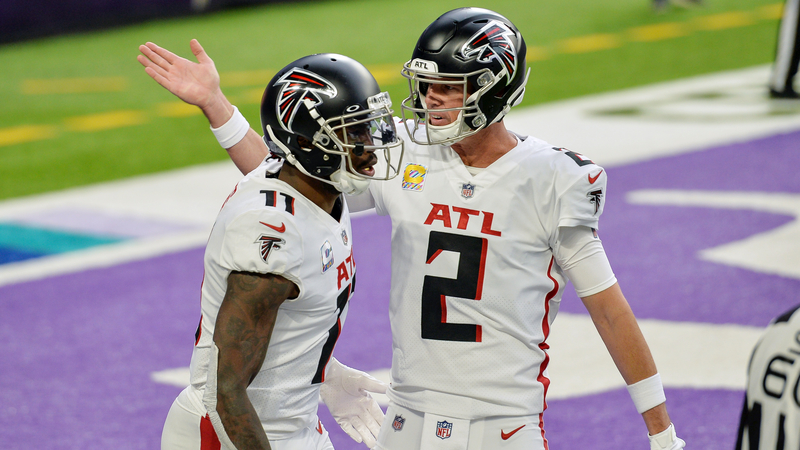 Atlanta Falcons' Julio Jones, Matt Ryan