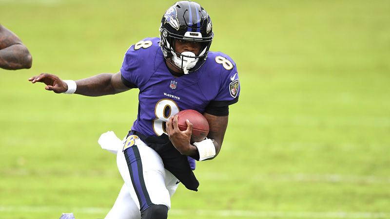 Baltimore Ravens quarterback Lamar Jackson