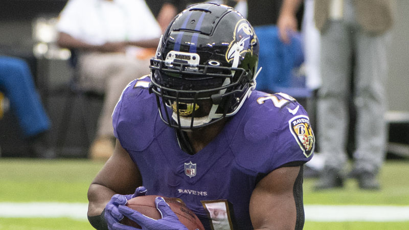 Baltimore Ravens running back Mark Ingram