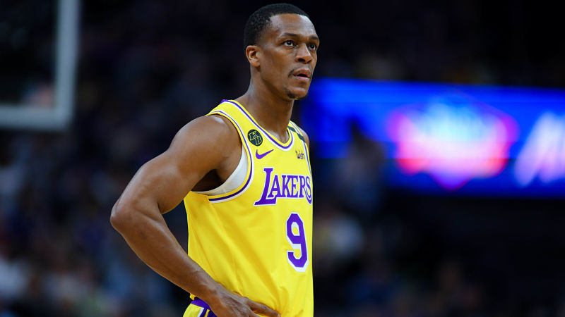 Former Los Angeles Lakers guard Rajon Rondo