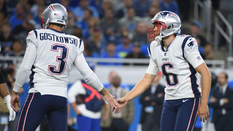 New England Patriots kicker Stephen Gostkowski, punter Ryan Allen