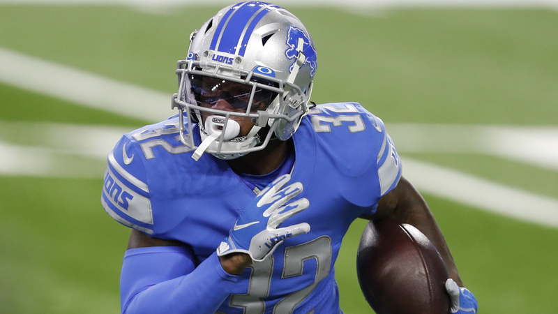 Detroit Lions running back D'Andre Swift
