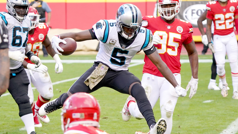 Carolina Panthers quarterback Teddy Bridgewater