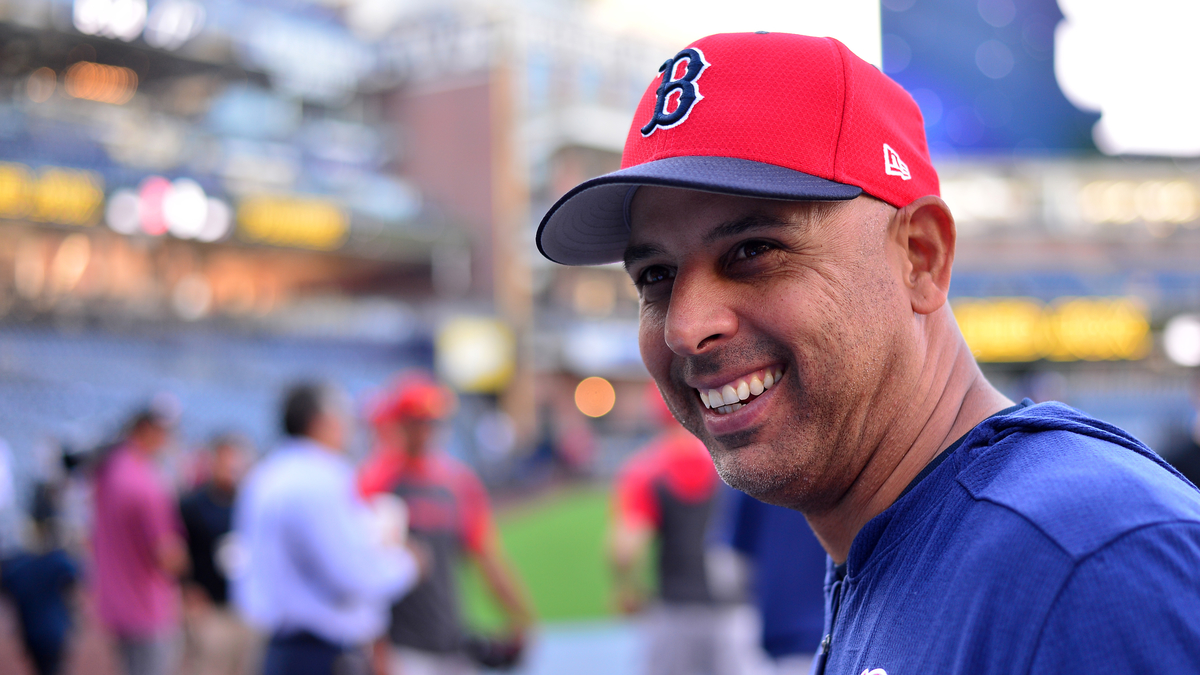 Boston Red Sox manager Alex Cora
