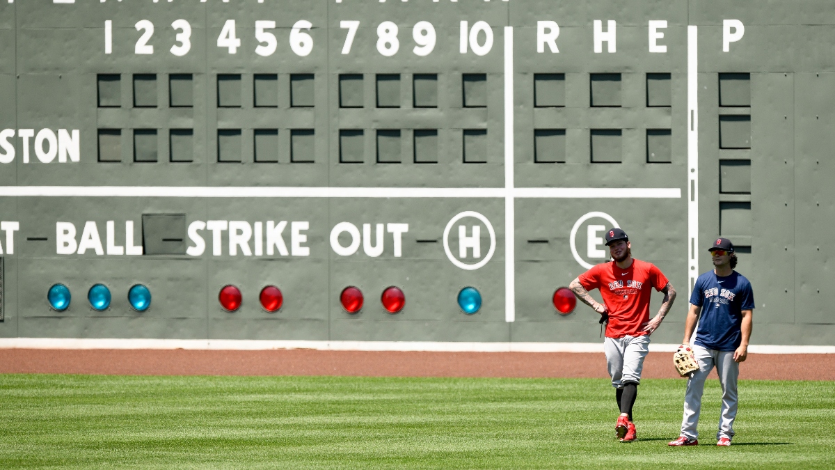 Alex Verdugo (left) and and Andrew Benintendi (right)