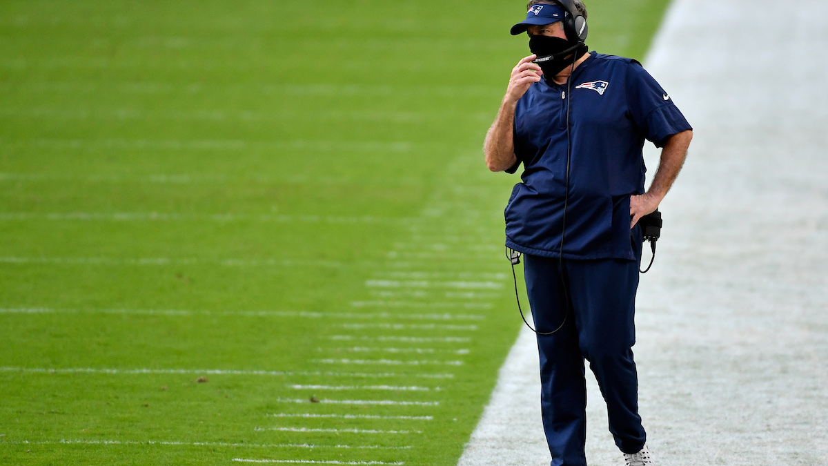 Patriots head coach Bill Belichick