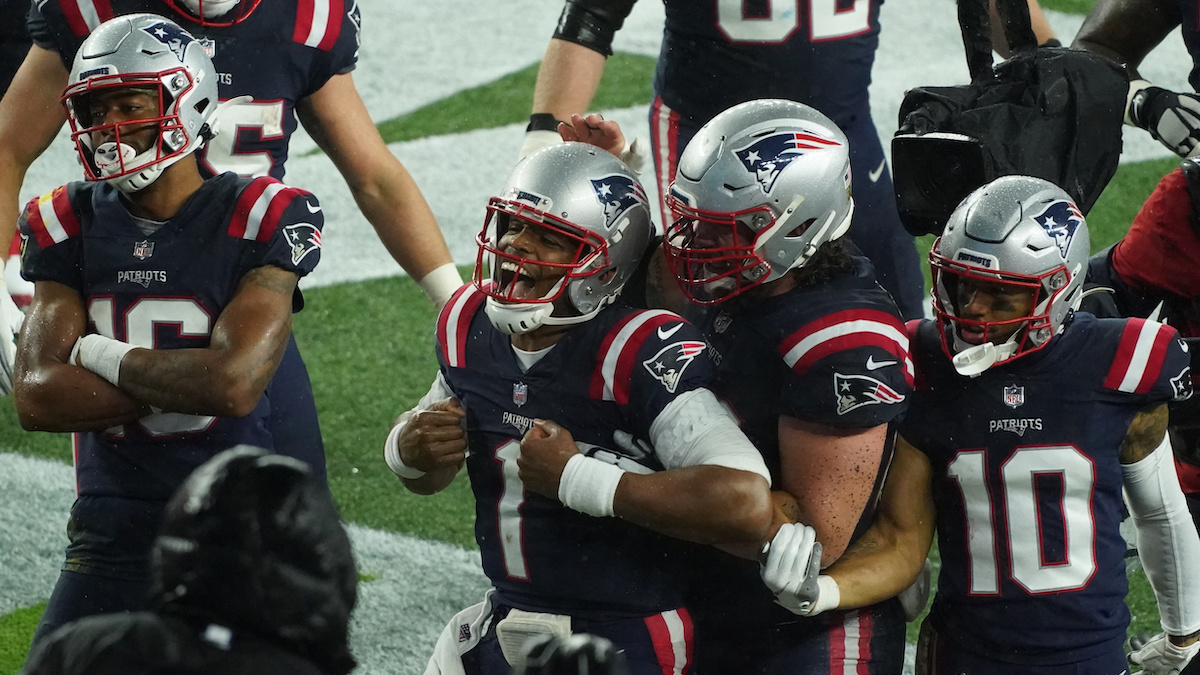 Patriots quarterback Cam Newton
