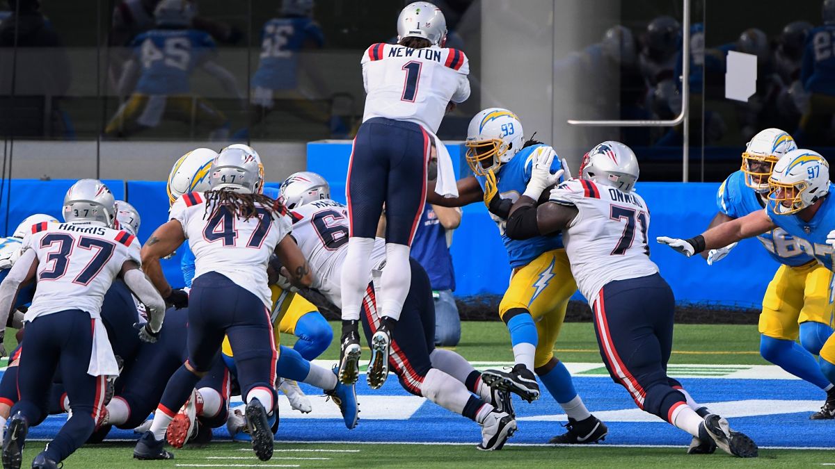 New England Patriots quarterback Cam Newton
