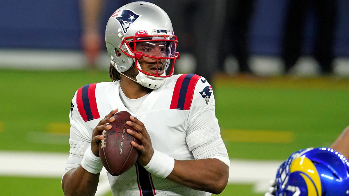 New England Patriots quarterback Cam Newton