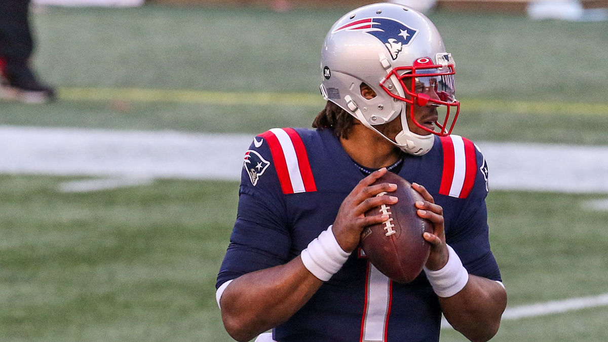 New England Patriots quarterback Cam Newton