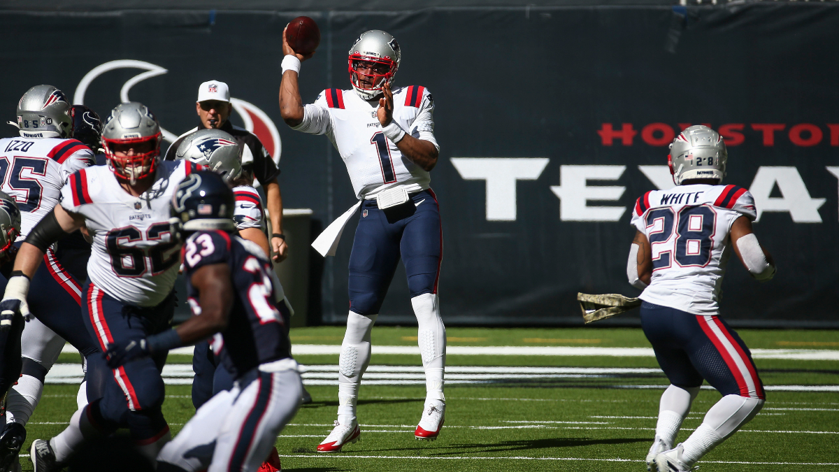 New England Patriots quarterback Cam Newton
