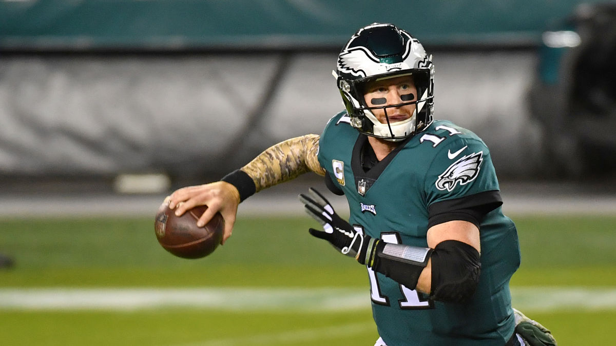 Philadelphia Eagles quarterback Carson Wentz