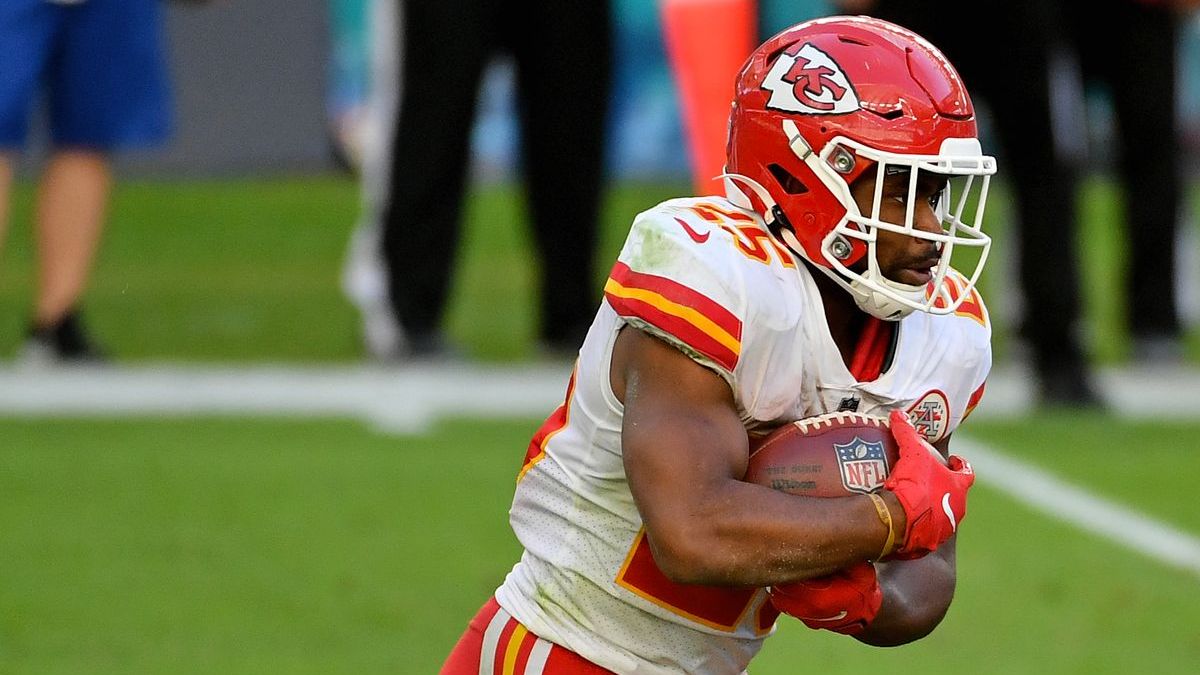 Kansas City Chiefs running back Clyde Edwards-Helaire