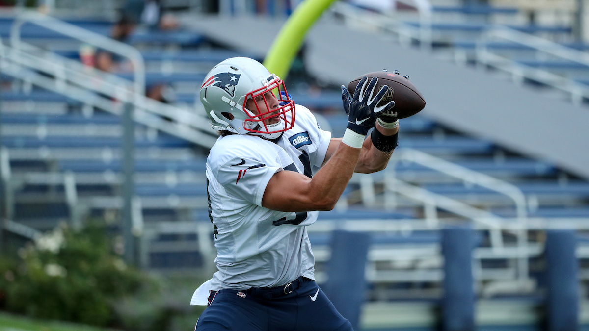 Patriots tight end Dalton Keene