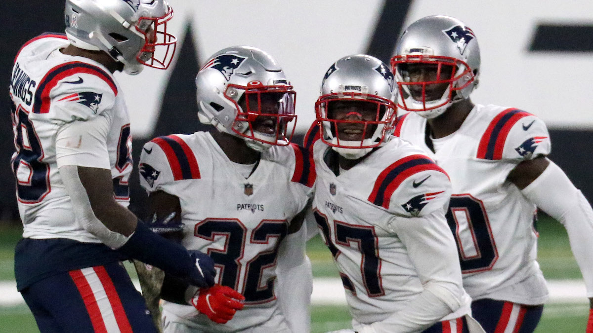 Patriots safety Devin McCourty, cornerback JC Jackson