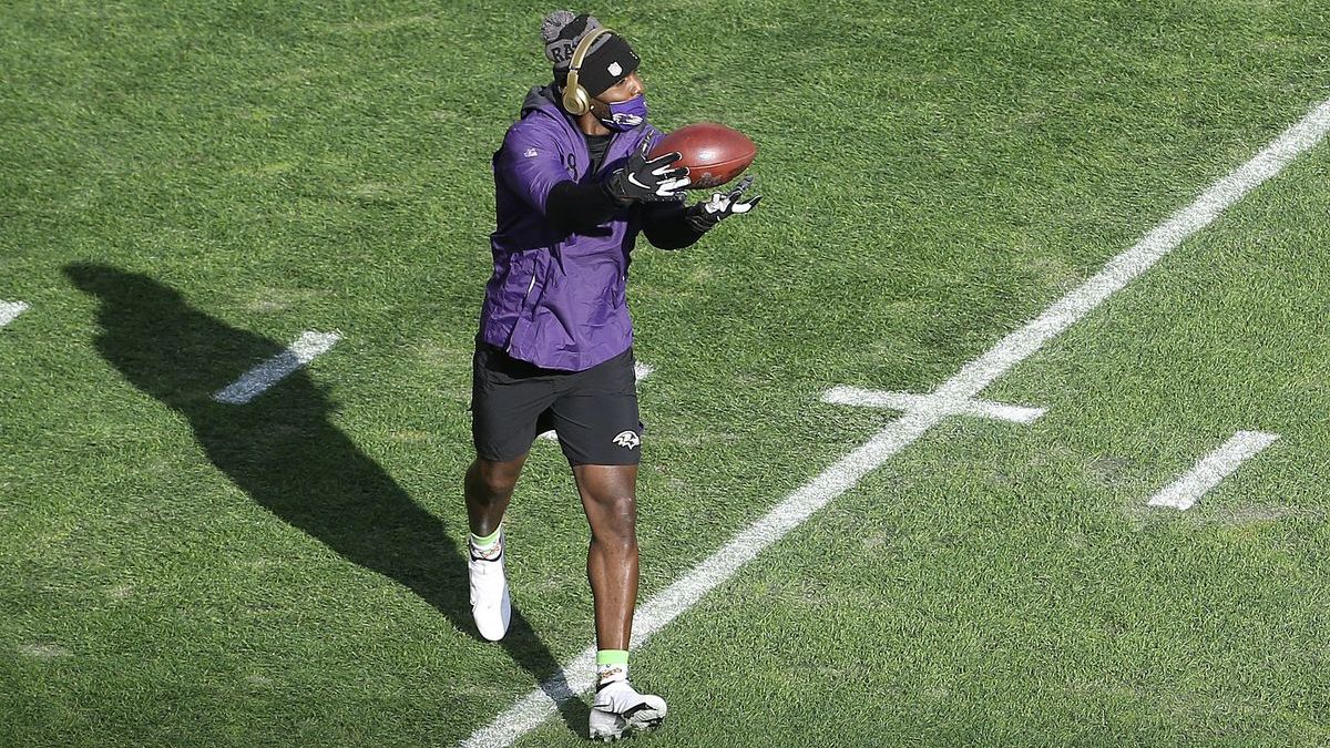 Baltimore Ravens receiver Dez Bryant