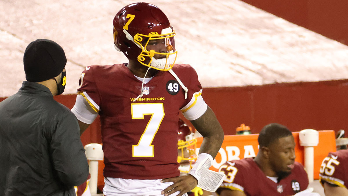 Washington Football Team quarterback Dwayne Haskins