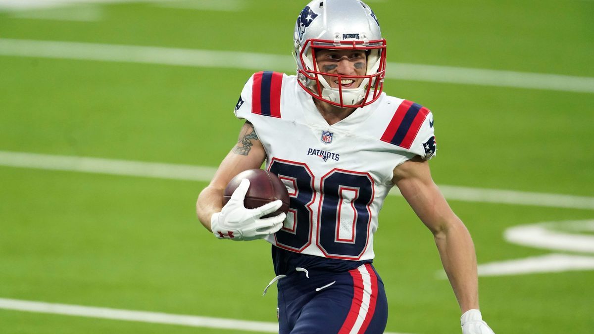New England Patriots receiver Gunner Olszewski