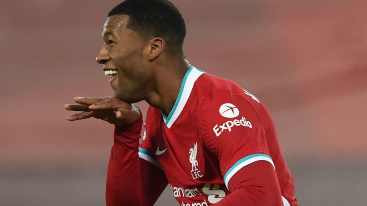 Liverpool midfielder Georginio Wijnaldum