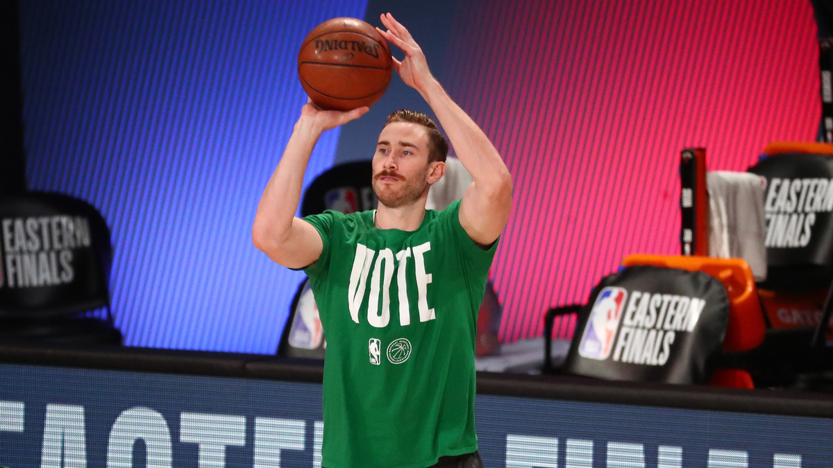 Boston Celtics forward Gordon Hayward