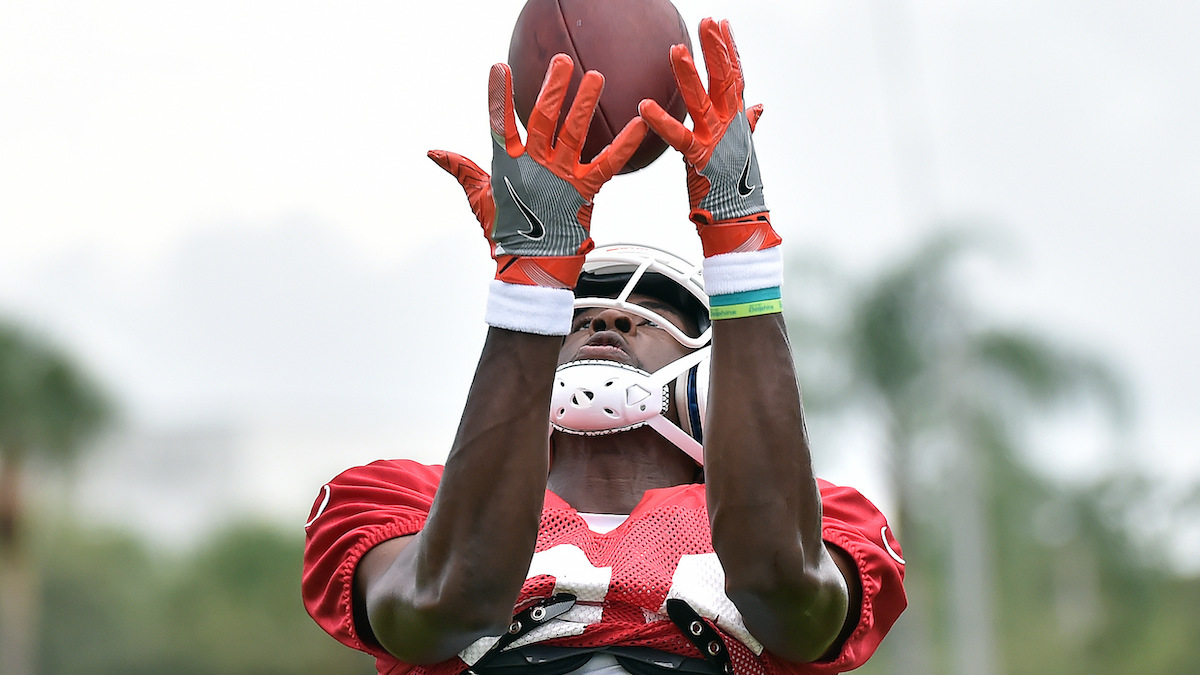 Patriots wide receiver Isaiah Ford