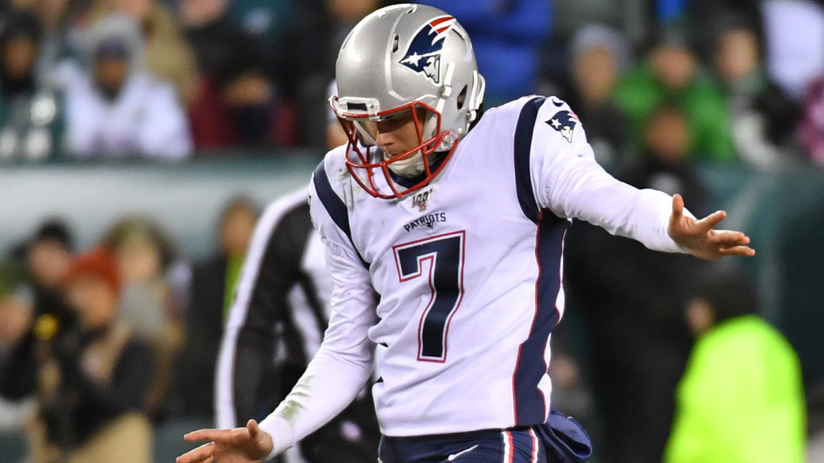 New England Patriots punter Jake Bailey