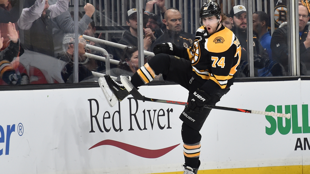 Boston Bruins Left Wing Jake DeBrusk