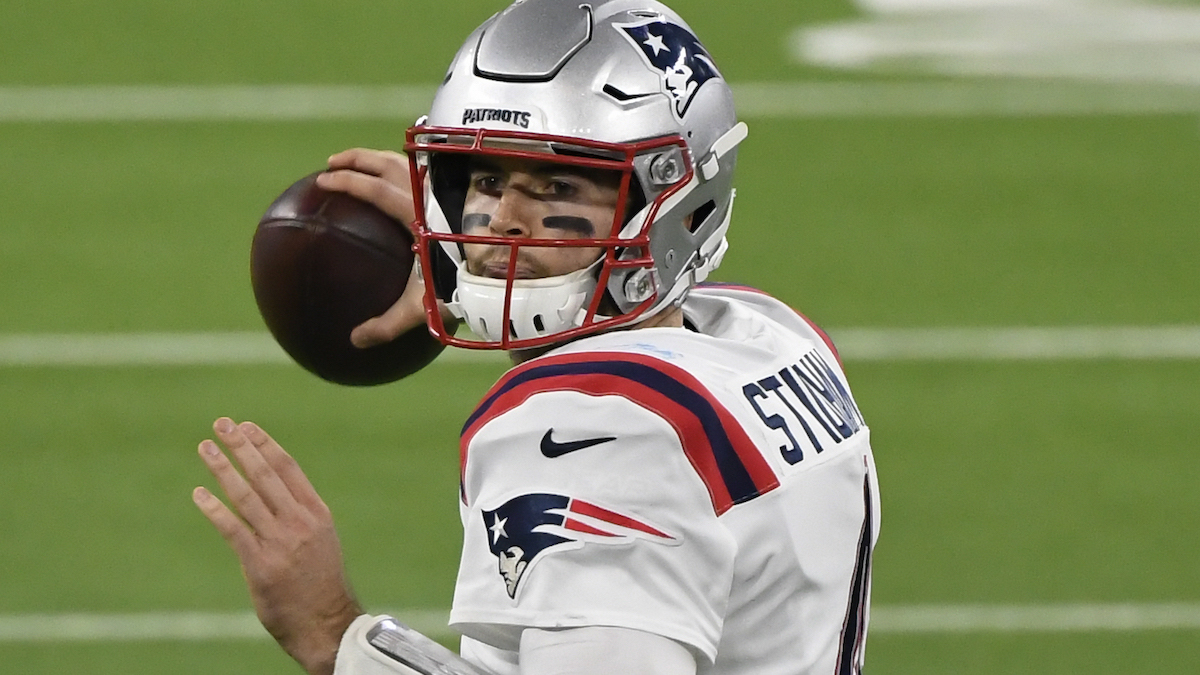 Patriots quarterback Jarrett Stidham