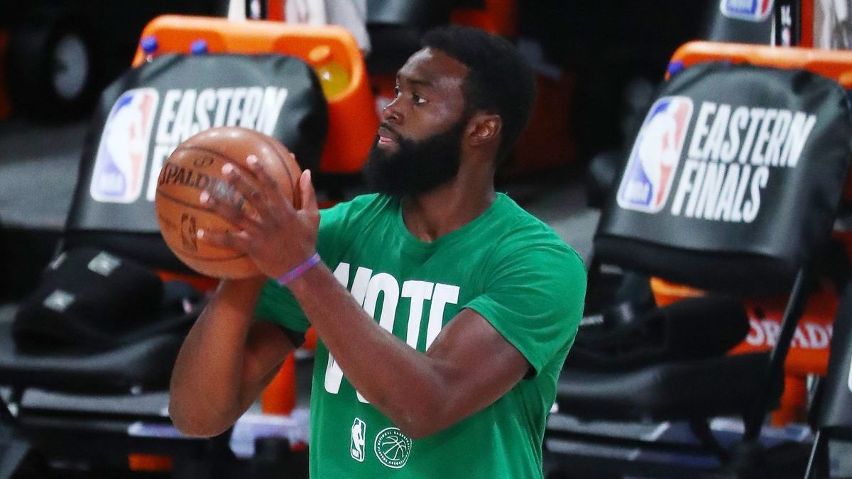 Boston Celtics guard Jaylen Brown