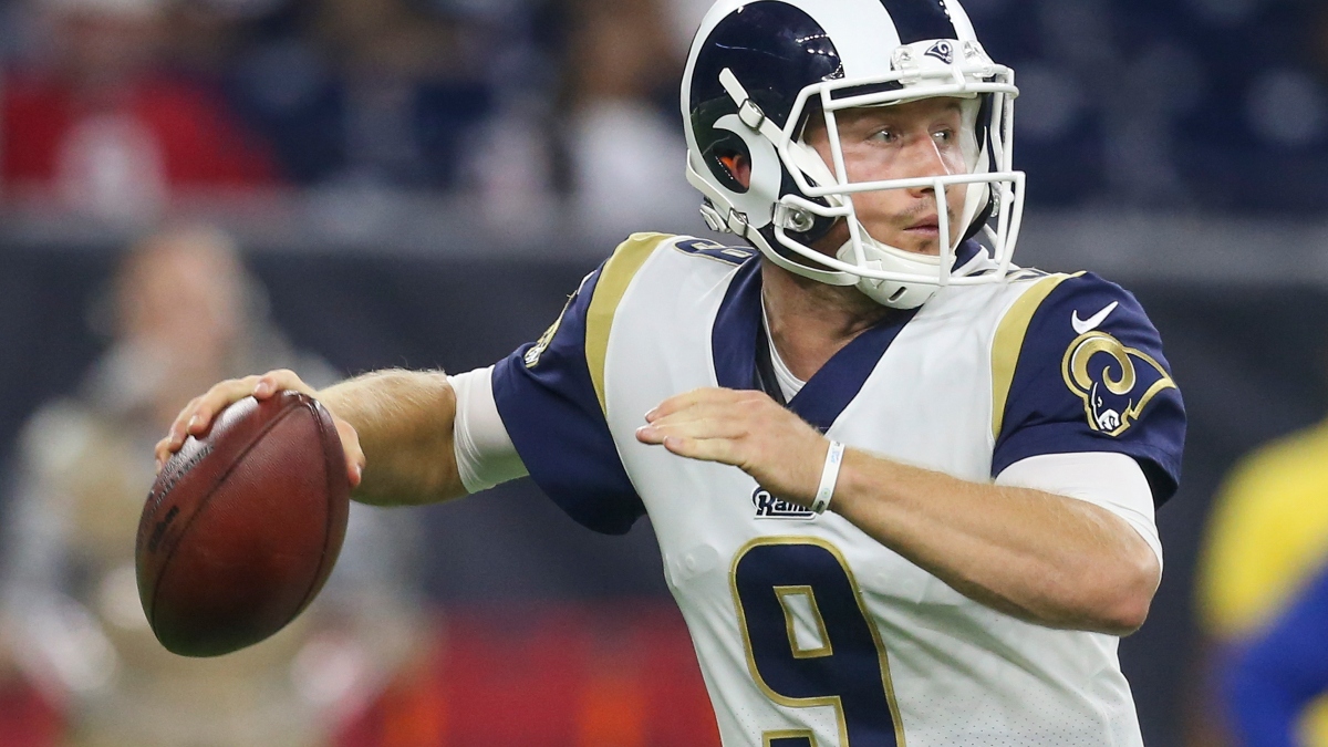 Los Angeles Rams quarterback John Wolford