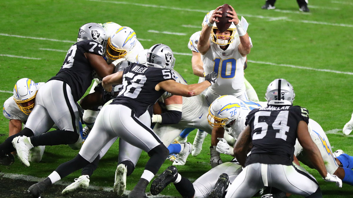 Los Angeles Chargers Quarterback Justin Herbert