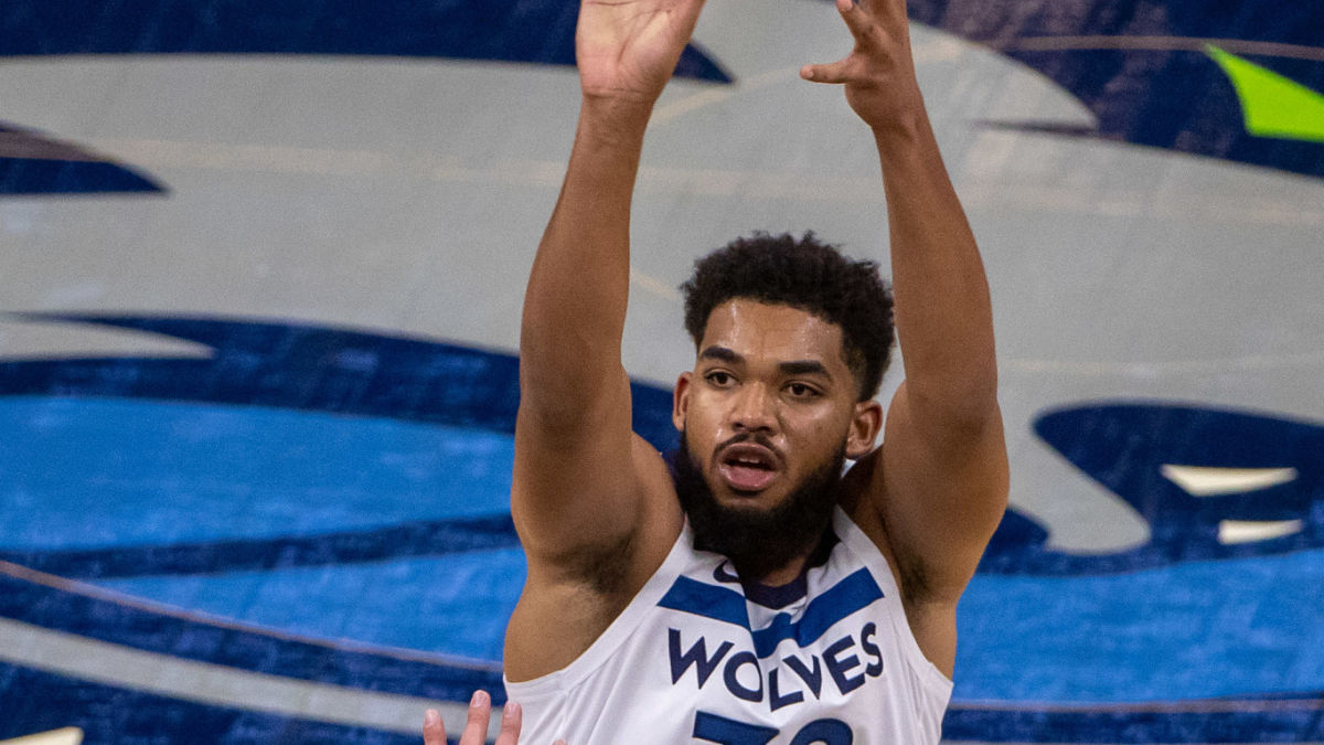 Minnesota Timberwolves center Karl-Anthony Towns