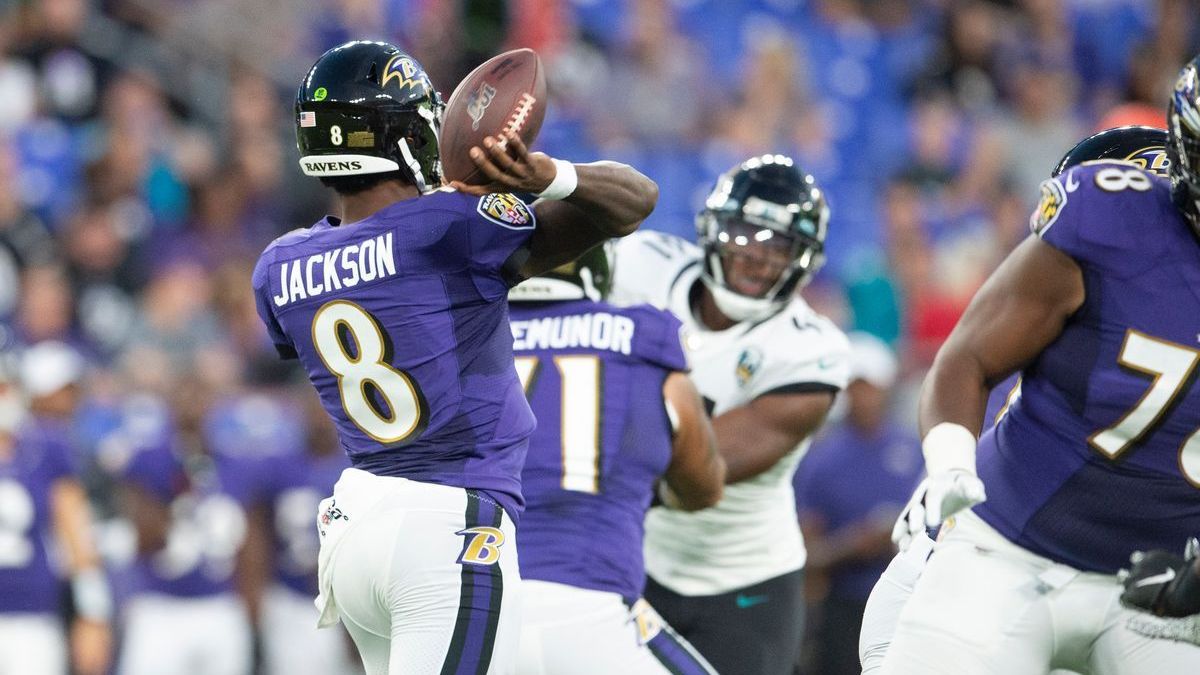 Baltimore Ravens quarterback Lamar Jackson