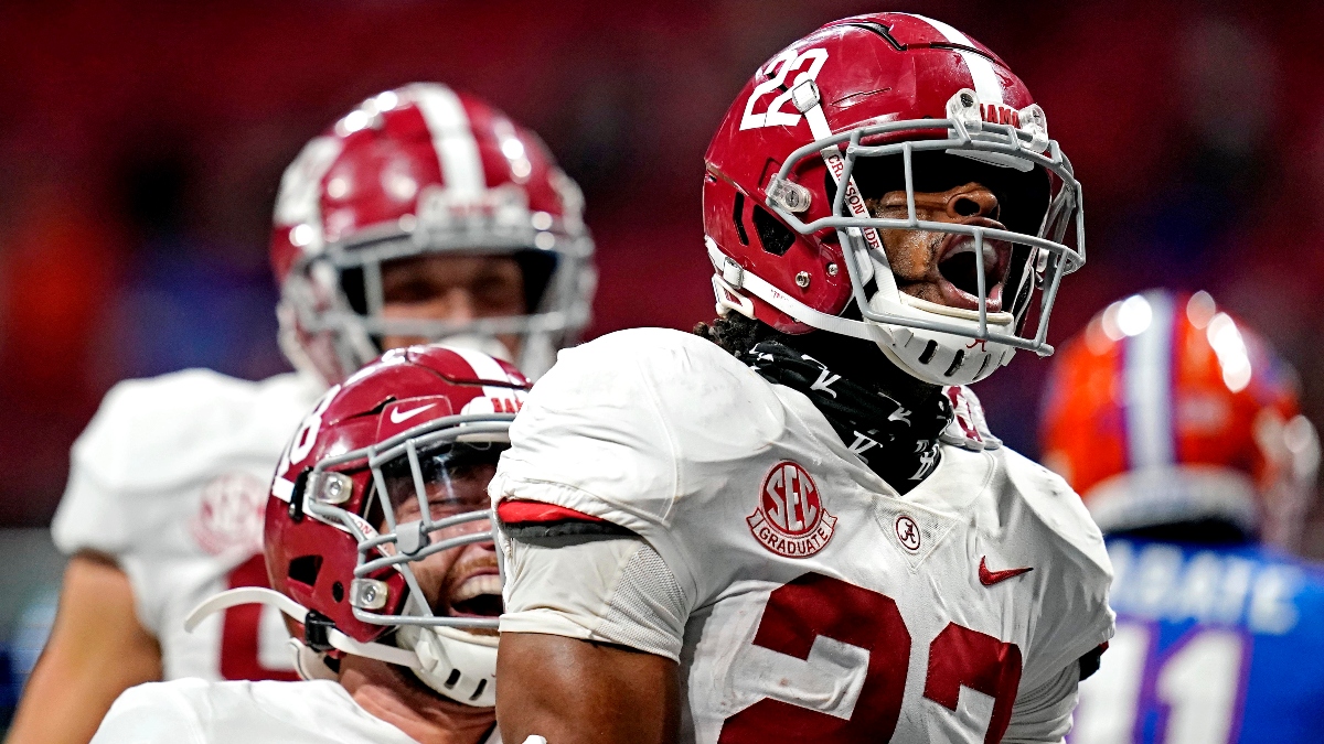 Alabama Crimson Tide running back Najee Harris